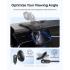 Anker Nano Detachable Car Mount, 360° Adjustable Car Phone Holder with Bracket and Magnetic Ring, For iPhone 16/15/14/13/12 Series, Samsung, and More (Magnetic Mount Only, Does Not Support Charging)